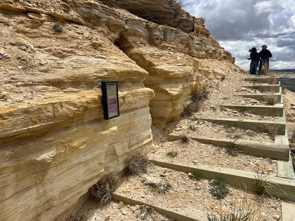 The stairs need some work