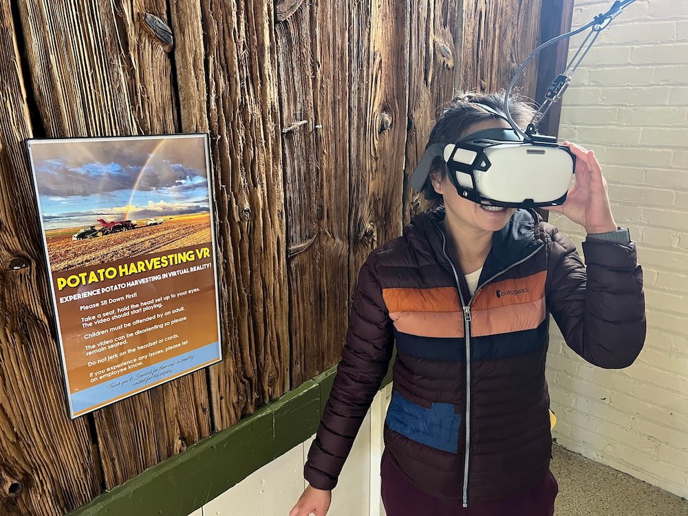 VR harvesting experience