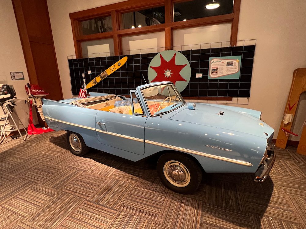 Amphibious car