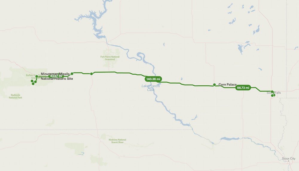 Badlands to Sioux Falls