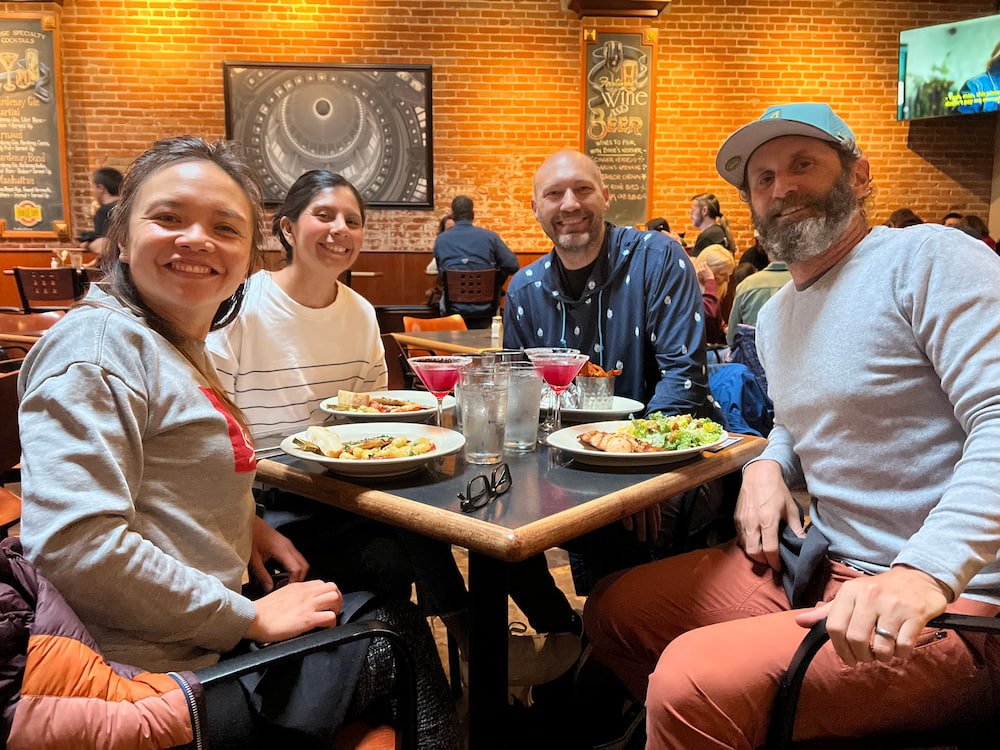 Dinner with Mike and Leticia
