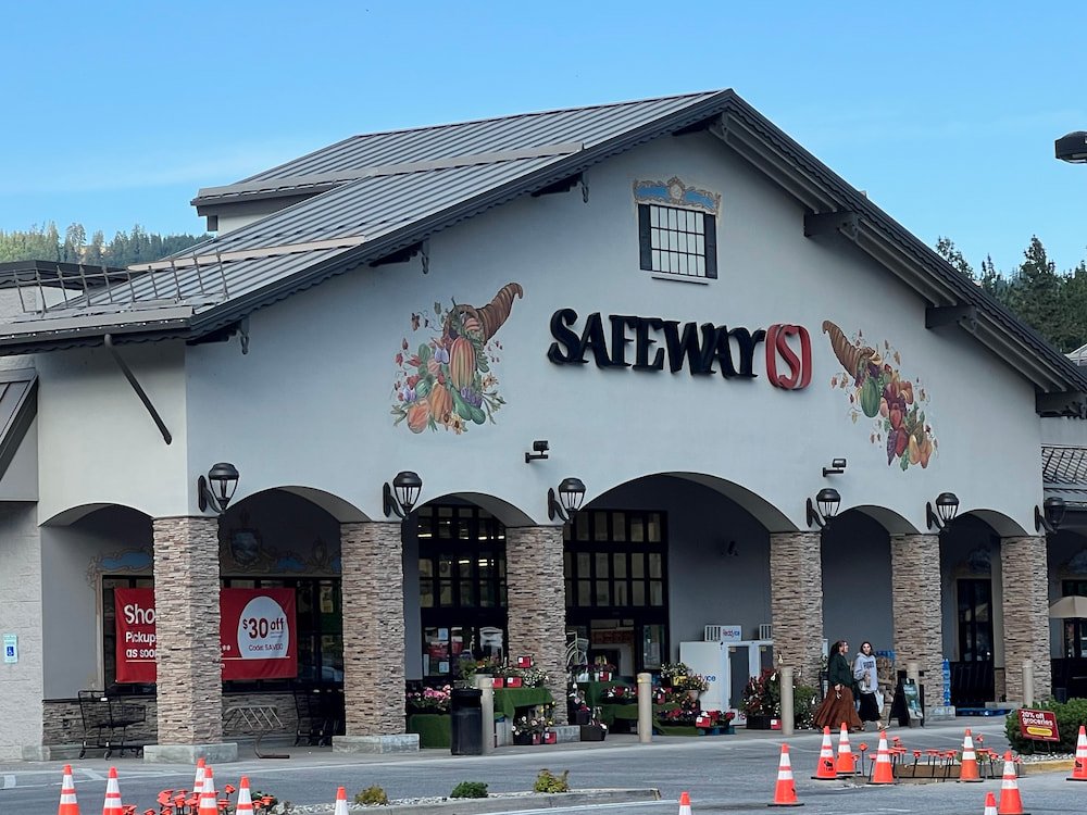 Each brand changed their logos to suit the town