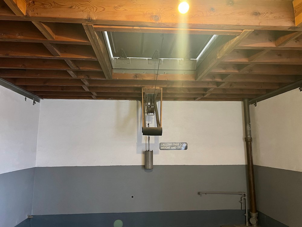 Gallows trap door