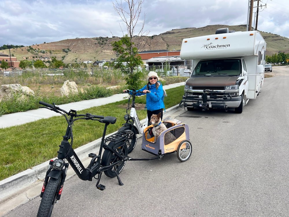 Getting ready for our ride