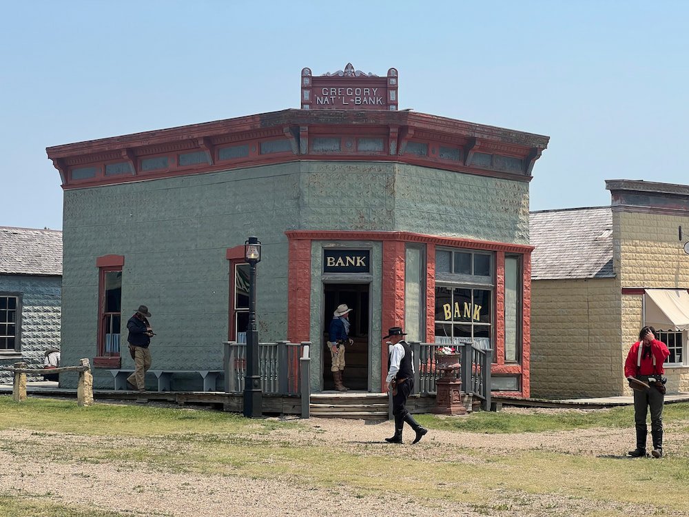 Gunfight at the bank