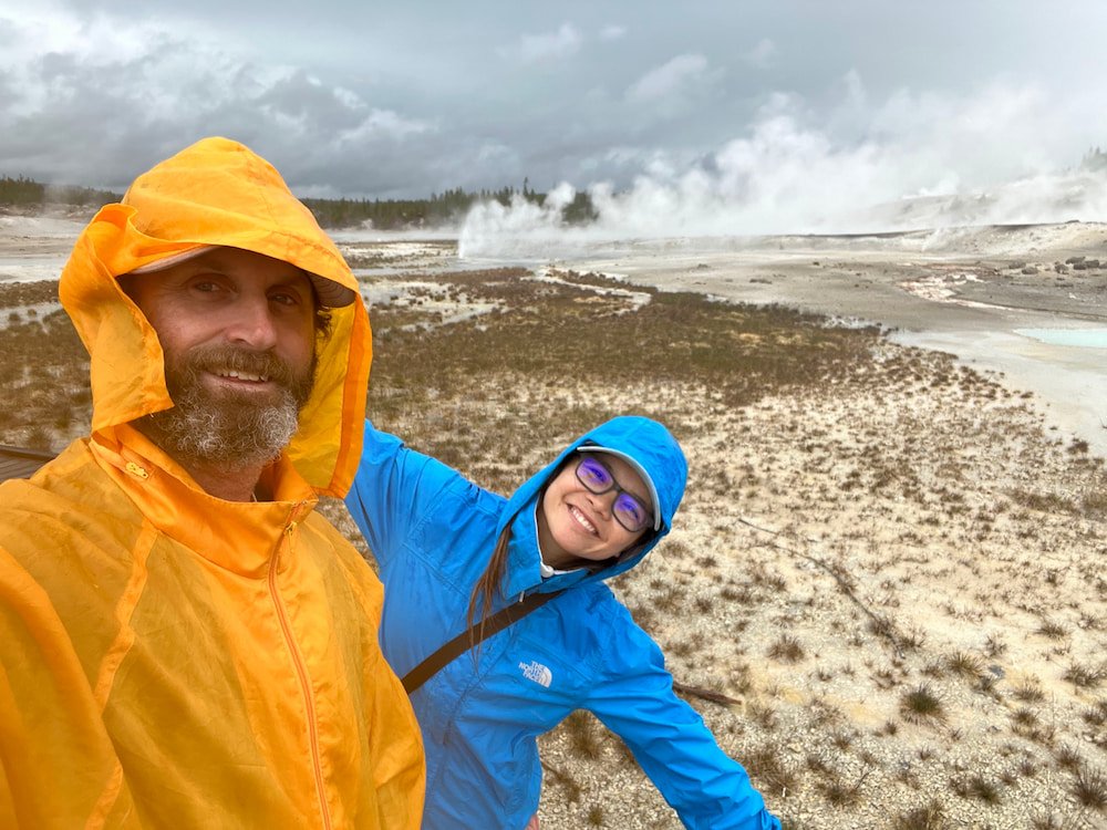 Happy even in the rain