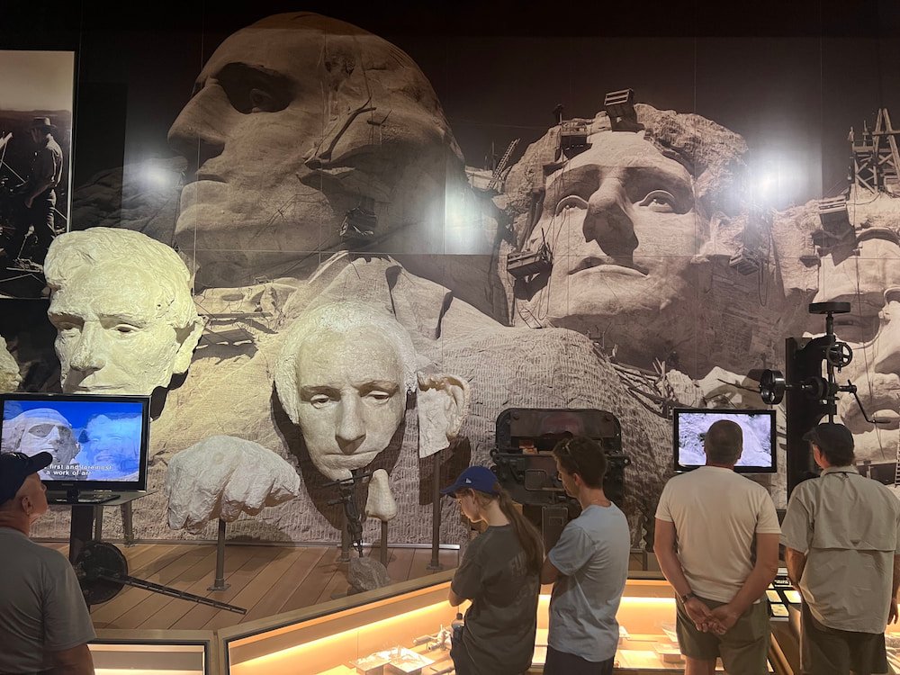 Inside the Mount Rushmore museum