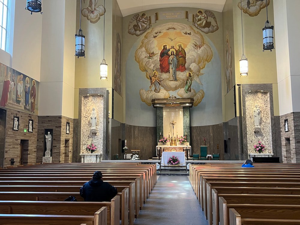Inside the chapel