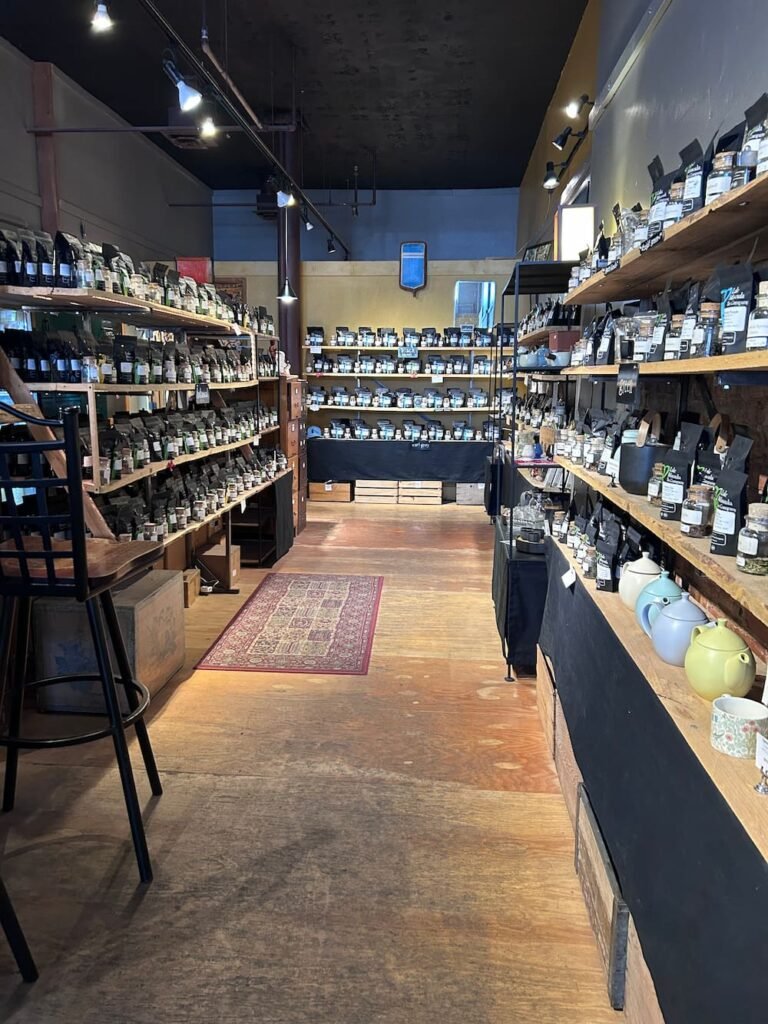 Lisette was in heaven with all the teas