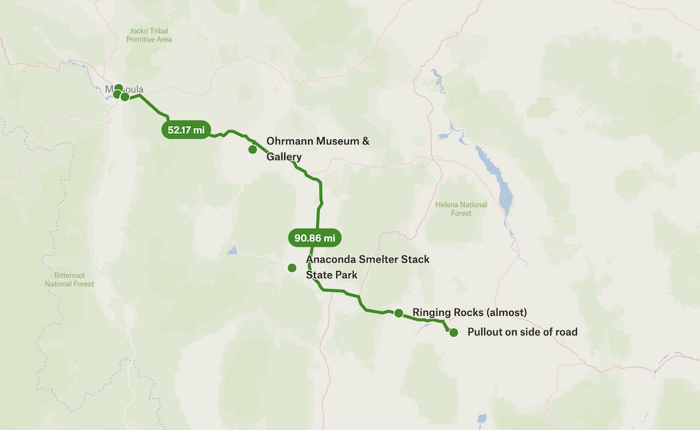 Missoula to Lewis and Clark Caverns