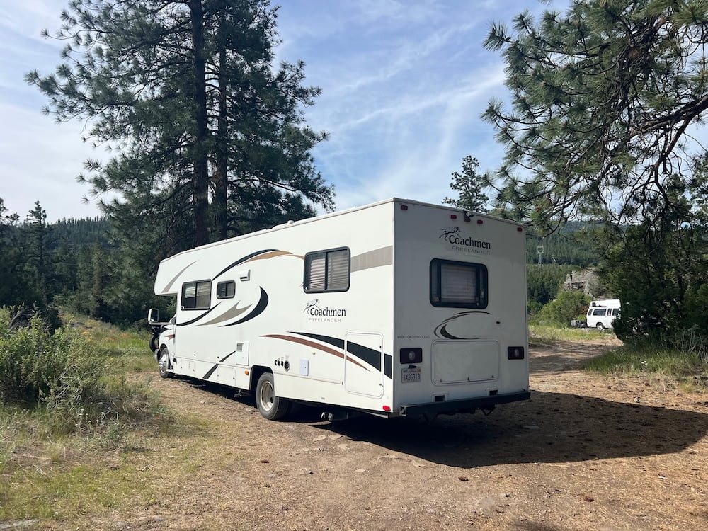 Our campsite for the night