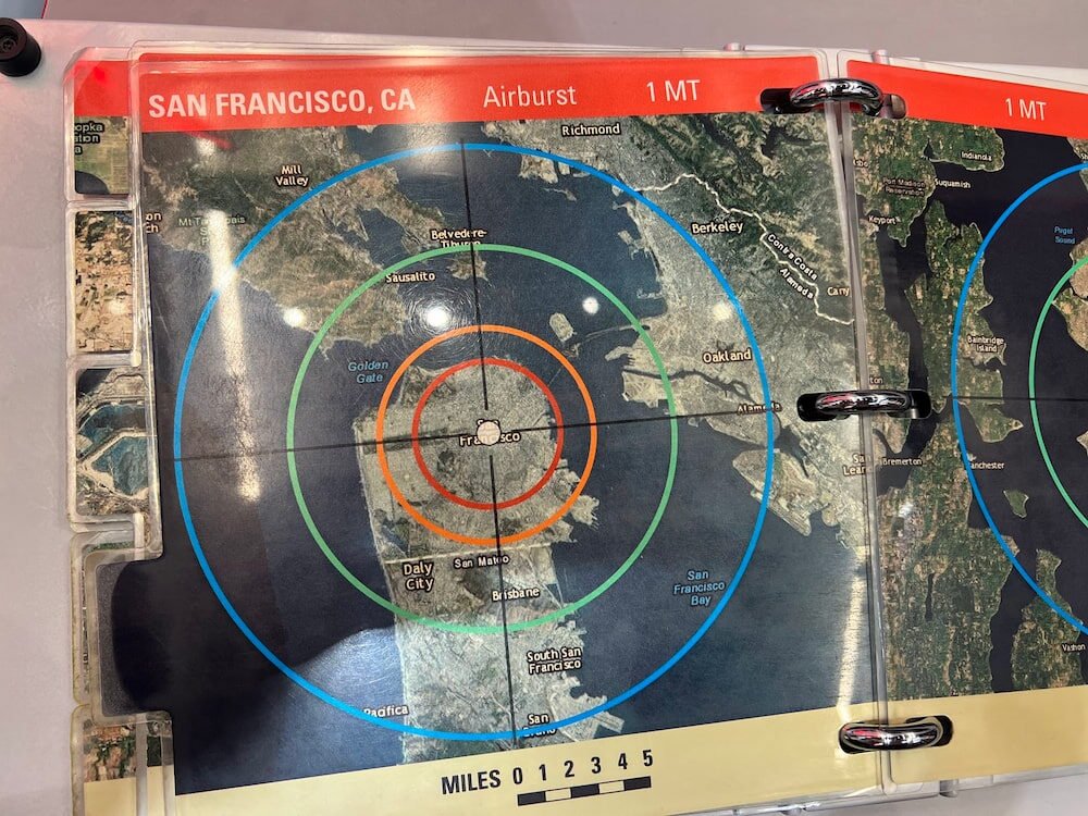 Potential effect of different nukes on San Francisco