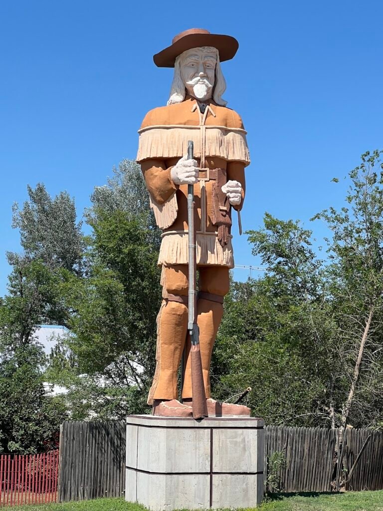 Prospector statue