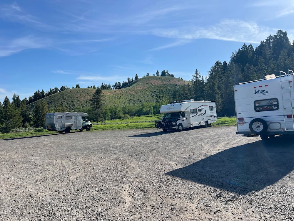 Ready to leave our camp in the morning