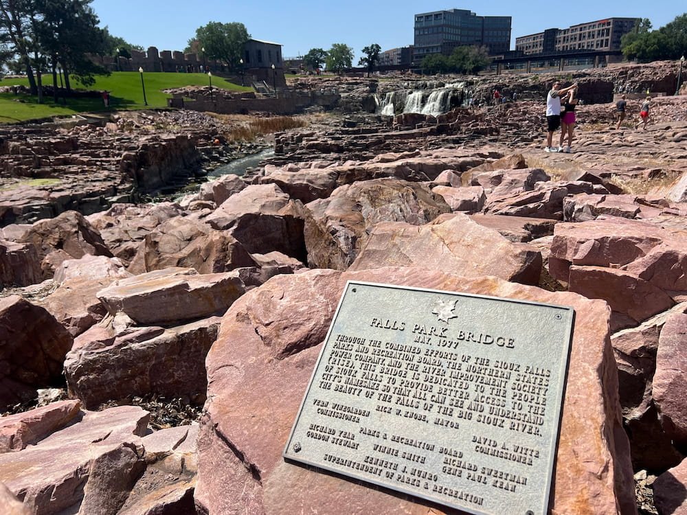 River rocks at the falls
