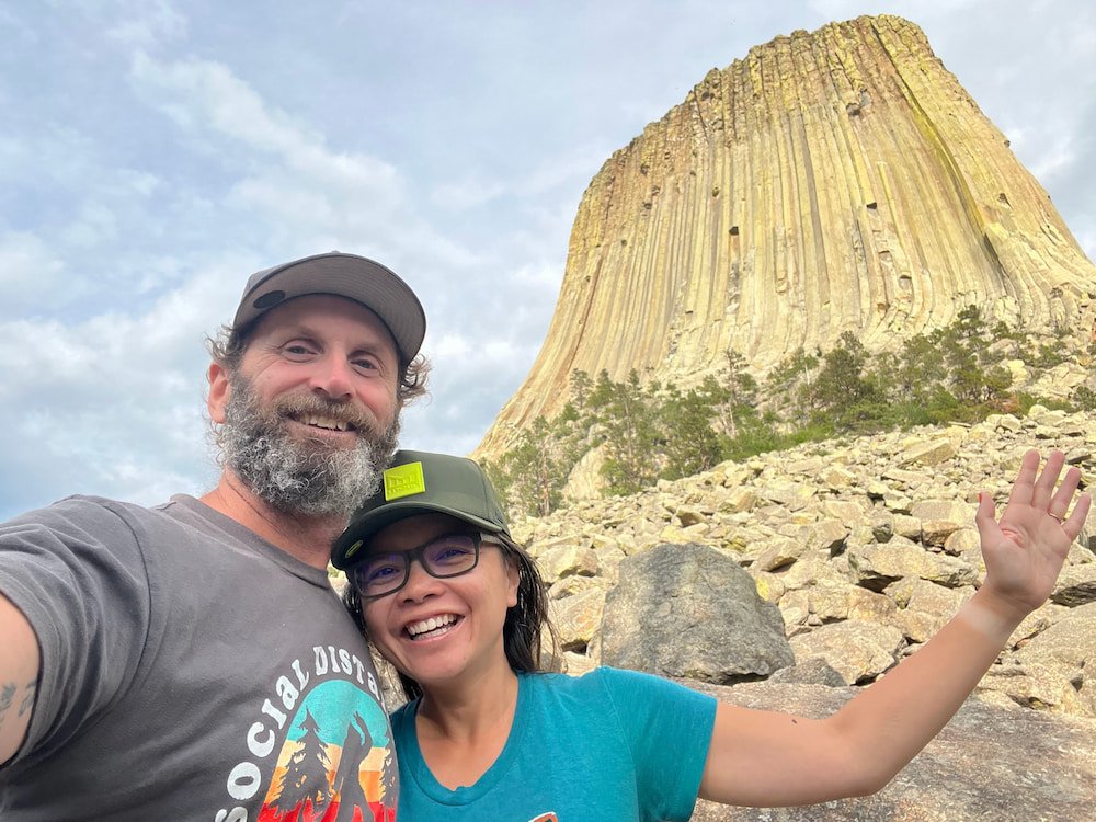 Selfie at Devils Tower