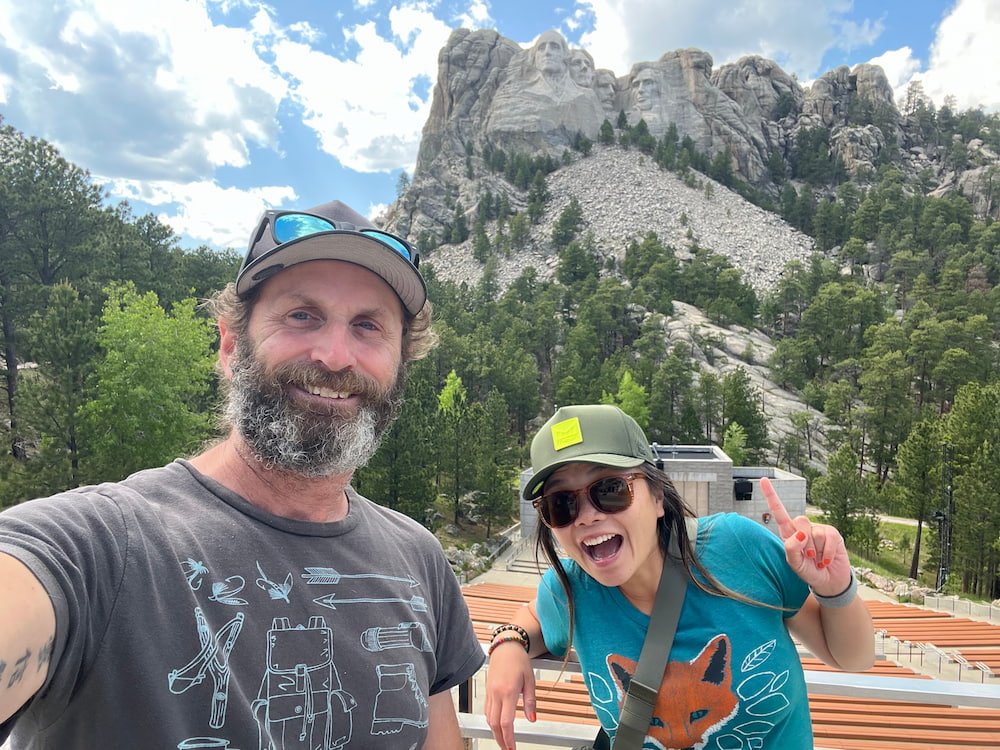 Selfie at Mount Rushmore