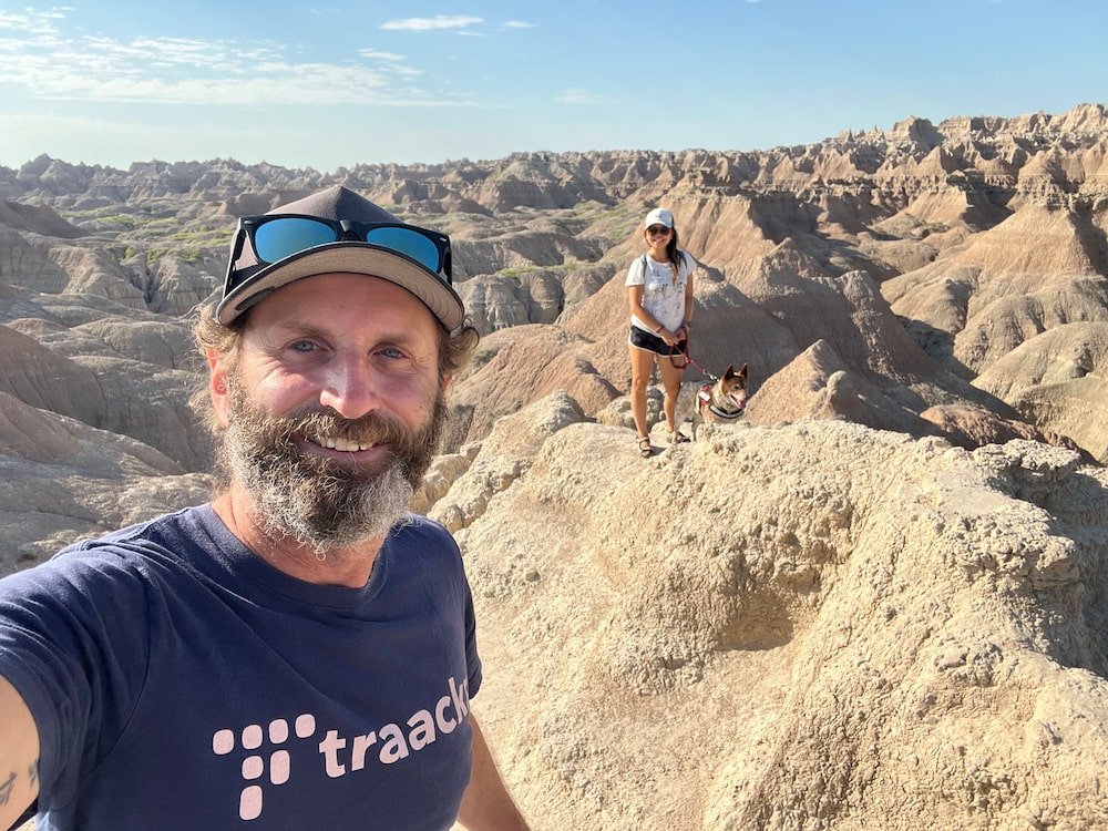 Selfie at the end of the trail