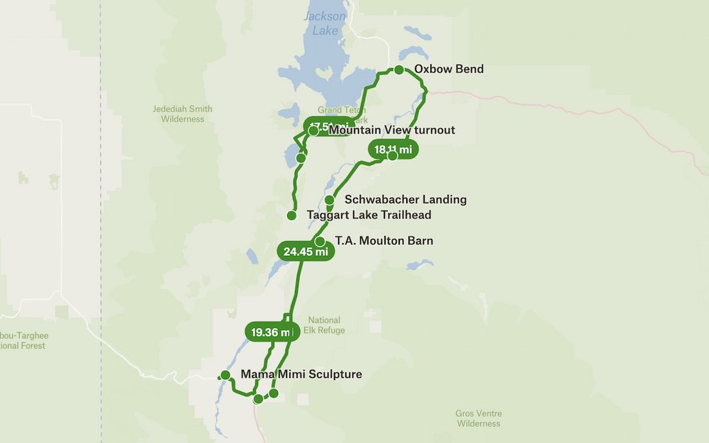 Taggart Lake to Shoshone National Forest