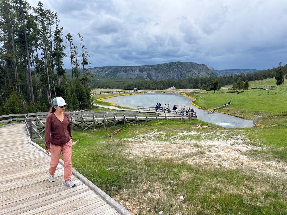 The boardwalk at Terrace Springs