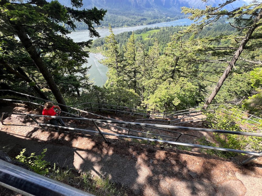 The switchbacks begin