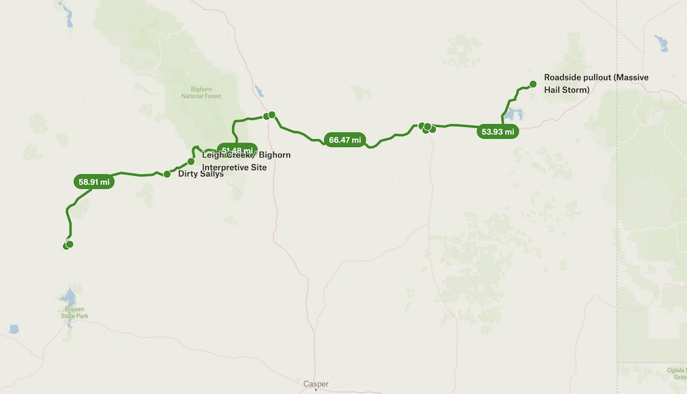 Thermopolis to Near Devils Tower