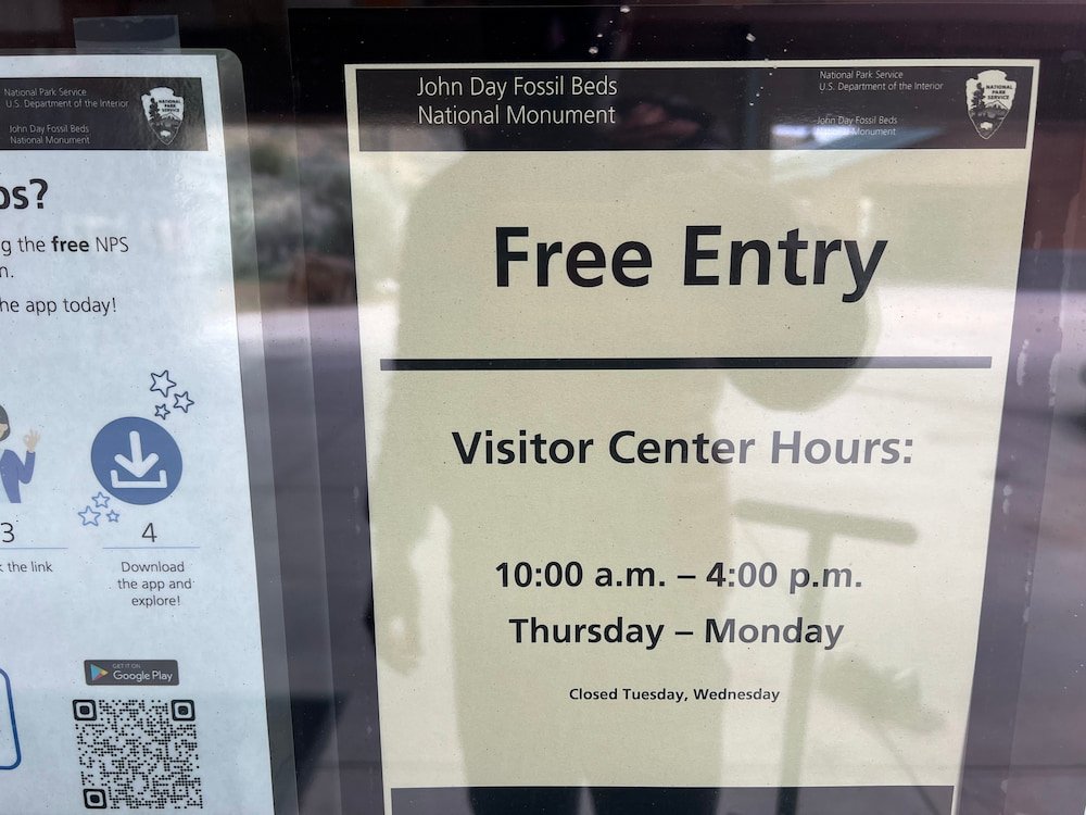 Visitor Center opening hours