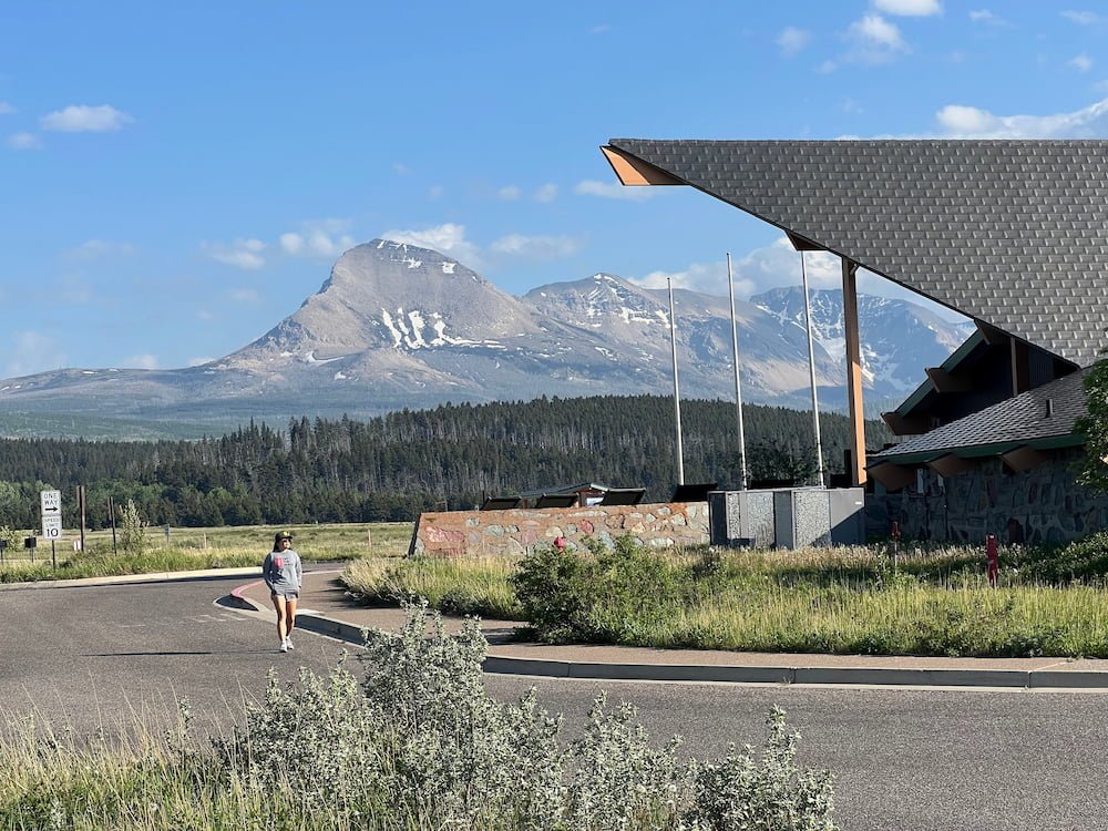 Wandering the parking lot of the visitor center as it was closed