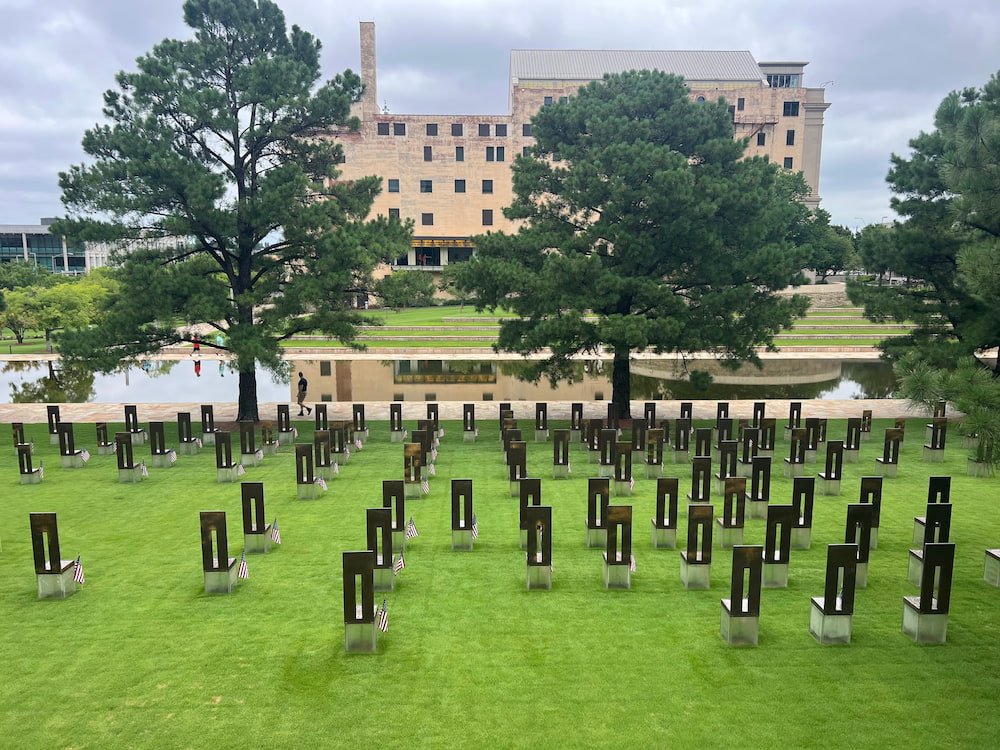 A memorial to those who lost their lives