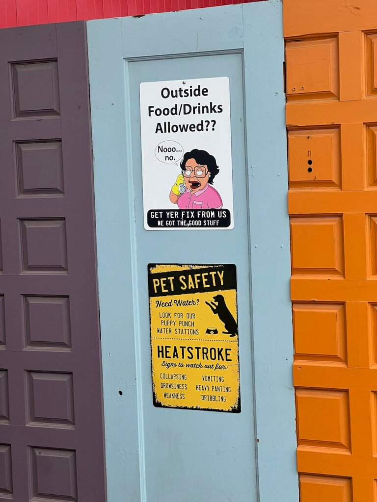 Another one of the funny signs they had