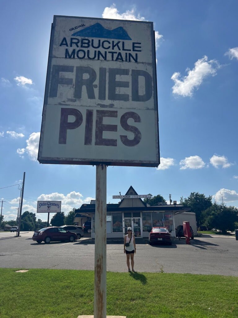 Arbuckle Mountain Fried Pies sign