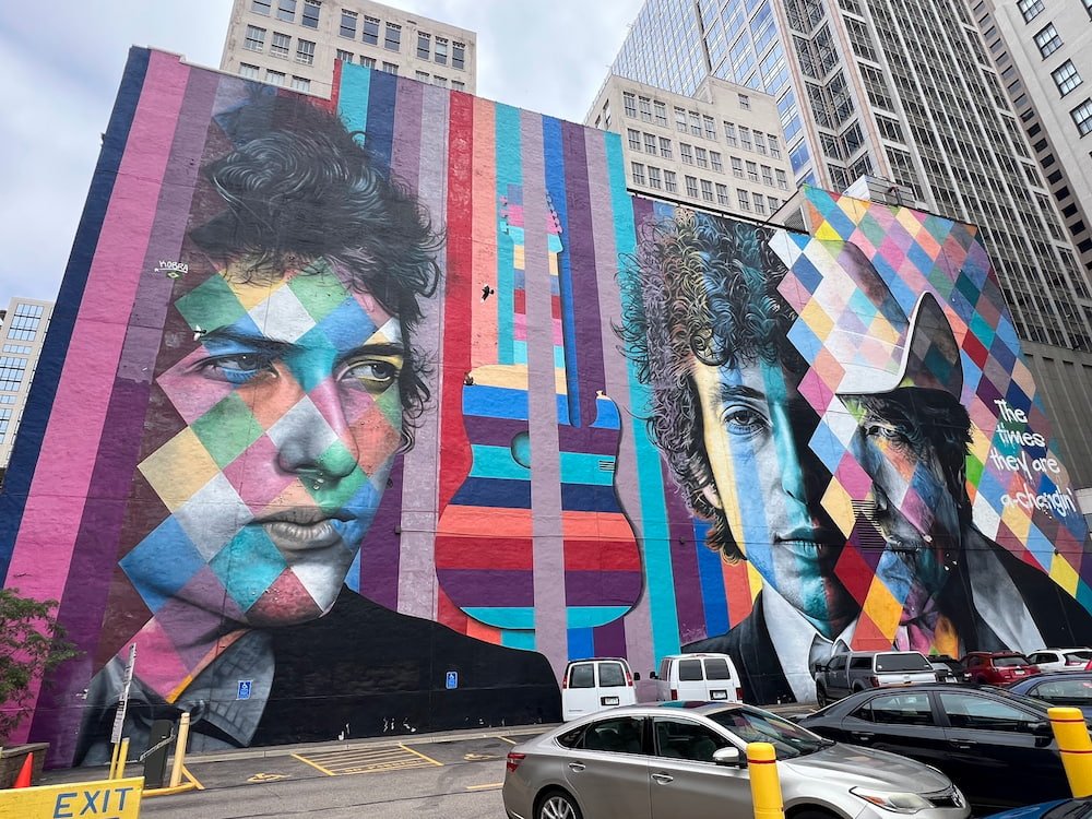 Bob Dylan mural