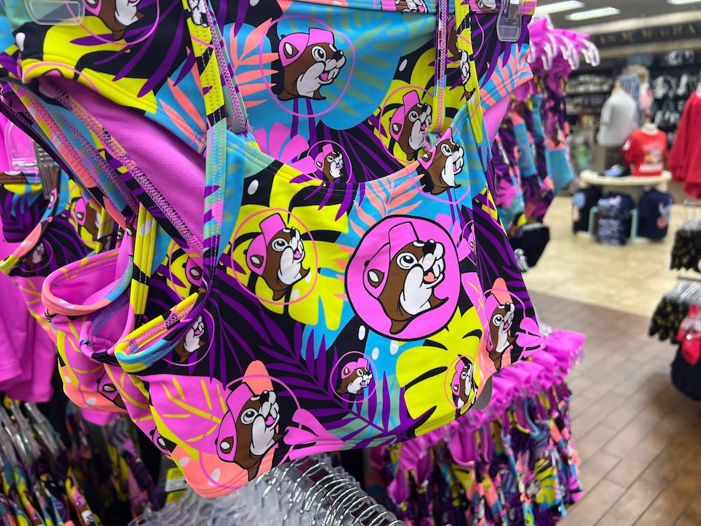 Branded bikinis
