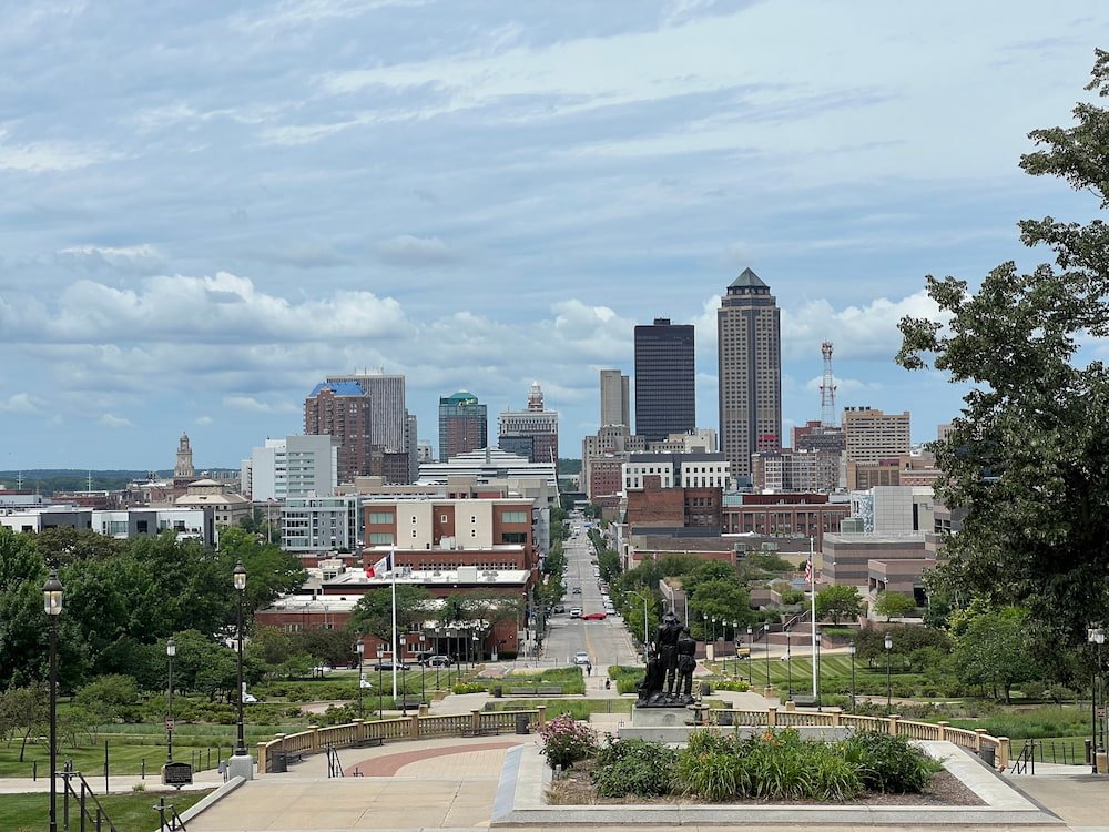 Des Moines downtown
