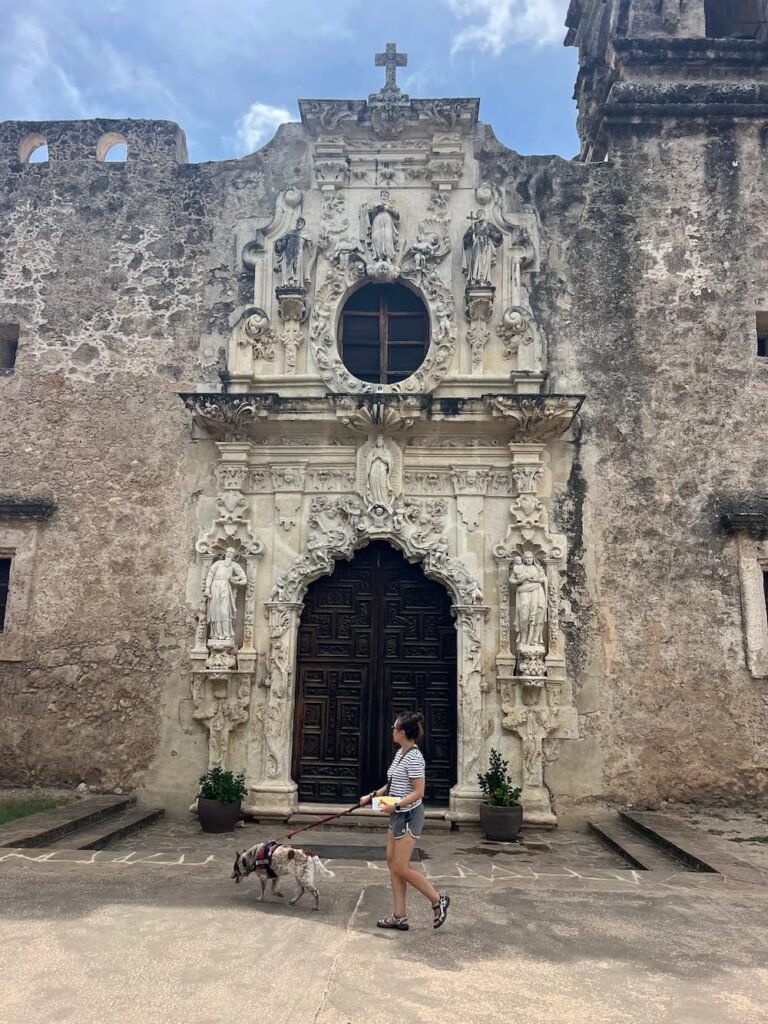 Entrance to the mission