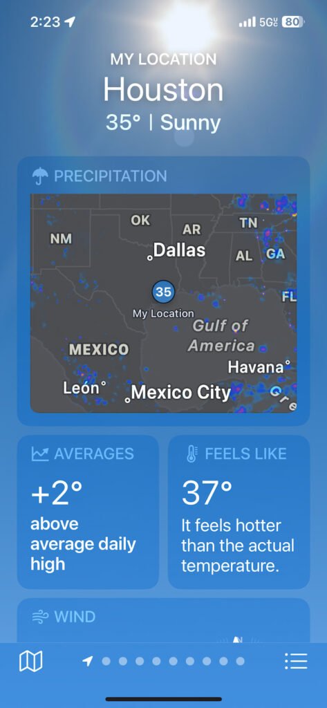 Feels like 37C
