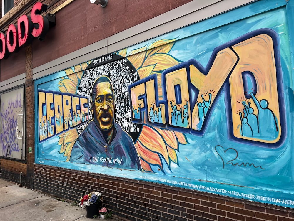 George Floyd mural