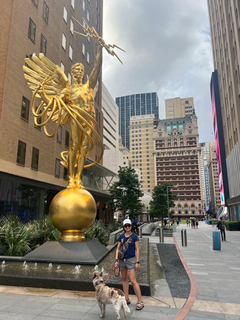 Golden statue