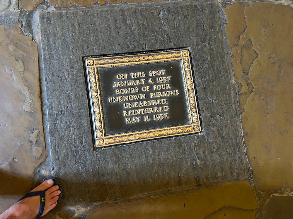 Marker on the floor