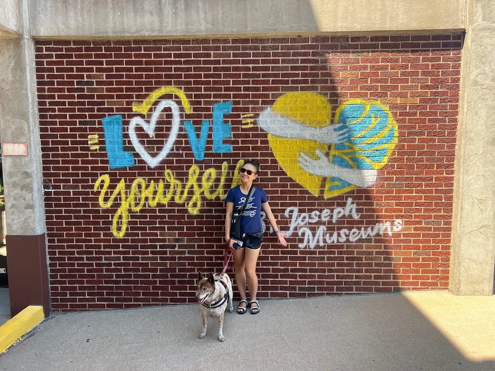 Mural at the hospital