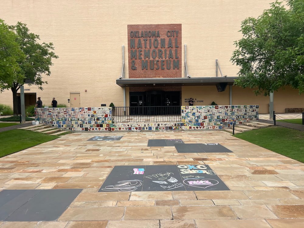 Outside the Museum