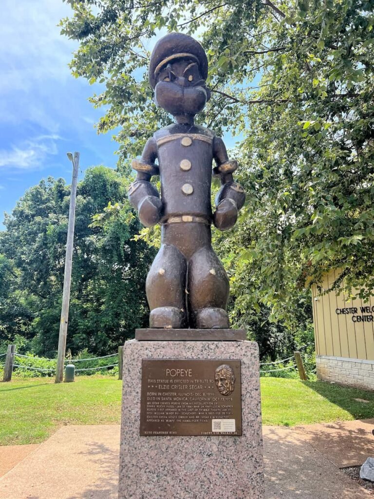 Popeye statue
