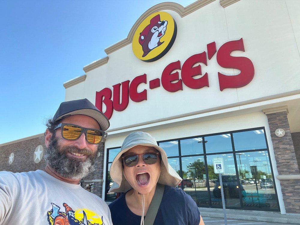 Selfie at Buc-ees