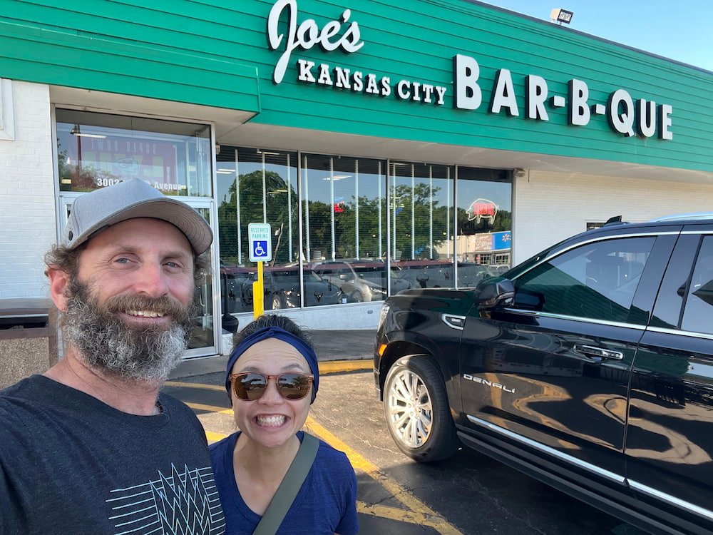 Selfie at Joe's Kansas City BBQ