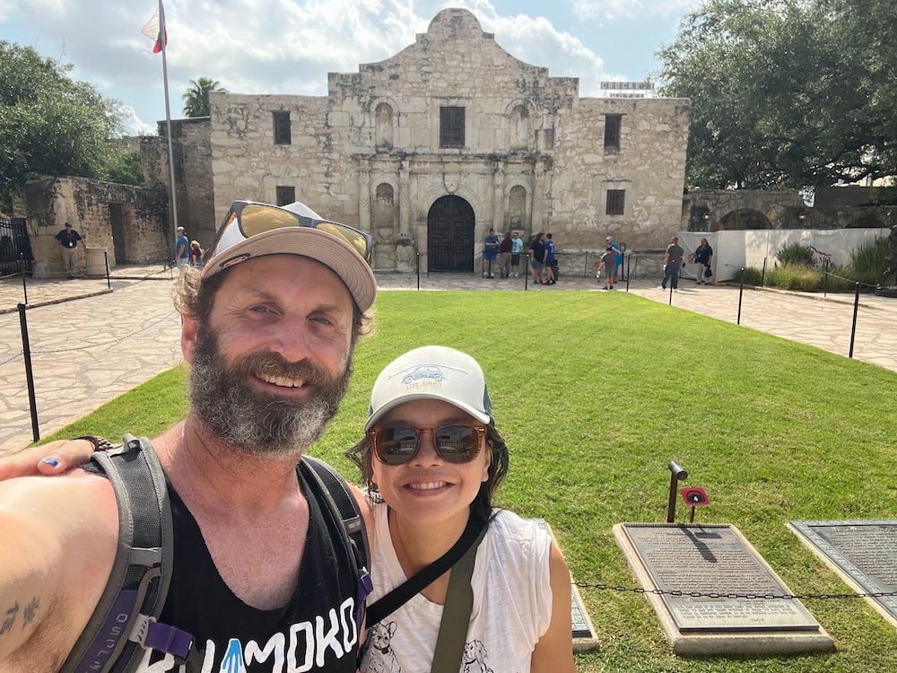Selfie at the Alamo