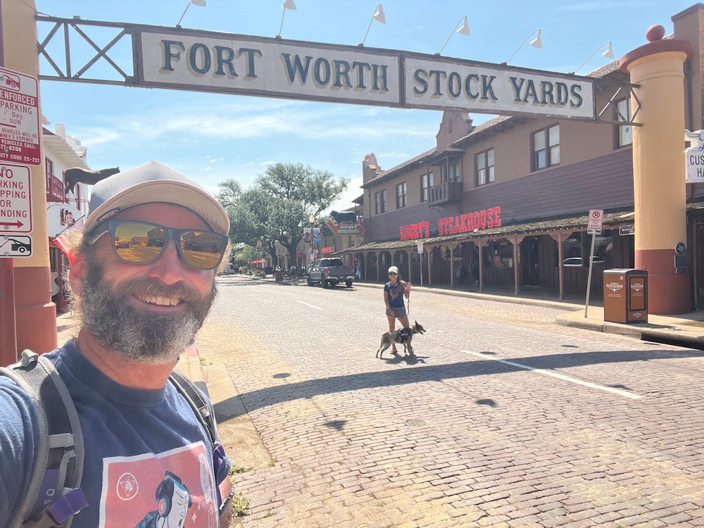 Selfie at the Stock Yards