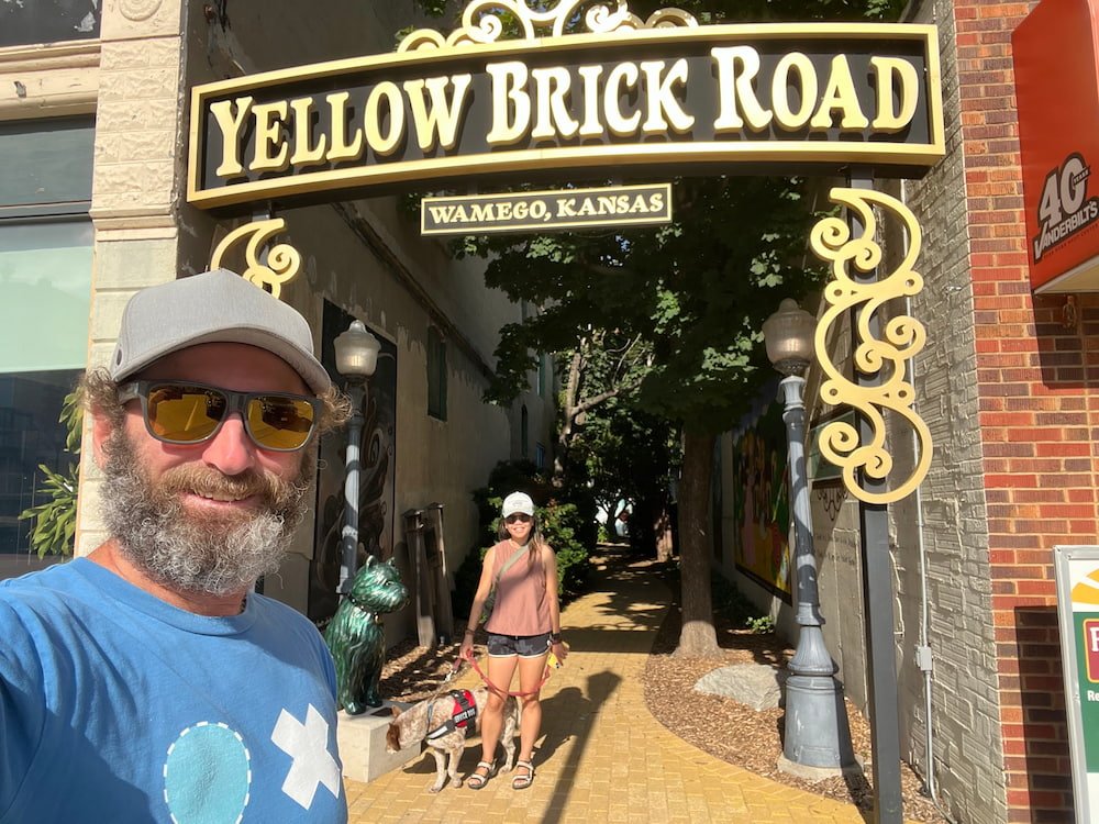 Selfie at the Yellow Brick Road