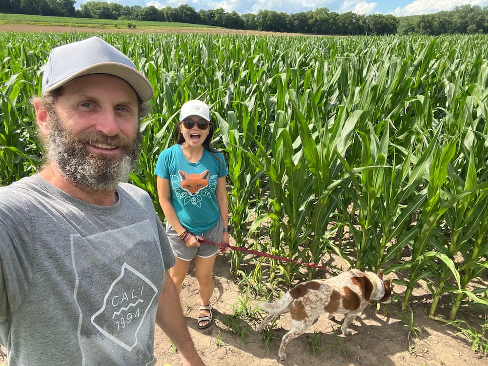 Selfie in the cornfield