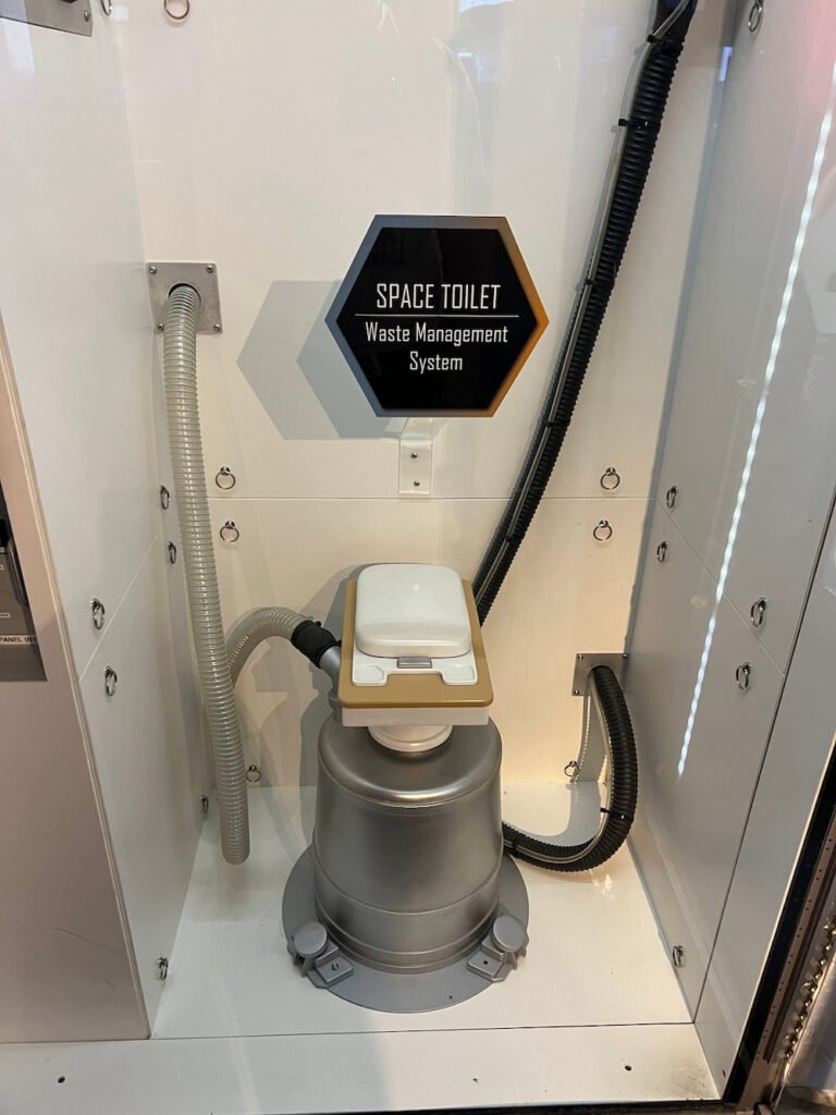 Space toilet