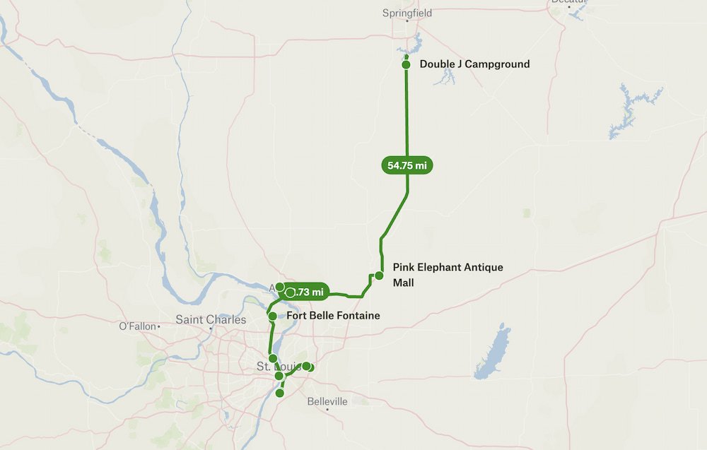 St Louis to Springfield